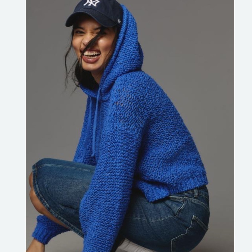 ANTHROPOLOGIE Pilcro Sailcloth Hooded Sweater - Picture 3 of 10